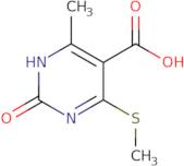 6-Methyl-4-(methylsulfanyl)-2-oxo-1,2-dihydropyrimidine-5-carboxylic acid