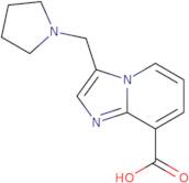 3-(Pyrrolidin-1-ylmethyl)imidazo[1,2-a]pyridine-8-carboxylic acid