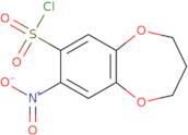 8-Nitro-3,4-dihydro-2H-1,5-benzodioxepine-7-sulfonyl chloride