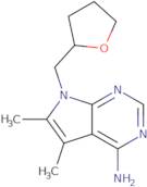 5,6-Dimethyl-7-(oxolan-2-ylmethyl)-7H-pyrrolo[2,3-d]pyrimidin-4-amine