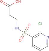 3-(2-Chloropyridine-3-sulfonamido)propanoic acid