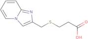 3-({Imidazo[1,2-a]pyridin-2-ylmethyl}sulfanyl)propanoic acid