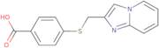 4-({Imidazo[1,2-a]pyridin-2-ylmethyl}sulfanyl)benzoic acid