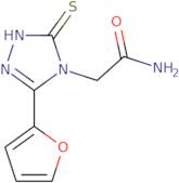 2-[3-(Furan-2-yl)-5-sulfanyl-4H-1,2,4-triazol-4-yl]acetamide
