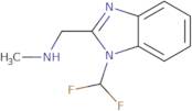 {[1-(Difluoromethyl)-1H-1,3-benzodiazol-2-yl]methyl}(methyl)amine
