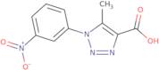 5-Methyl-1-(3-nitrophenyl)-1H-1,2,3-triazole-4-carboxylic acid