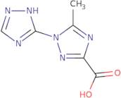 5-Methyl-1-(4H-1,2,4-triazol-3-yl)-1H-1,2,4-triazole-3-carboxylic acid