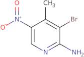 3-Bromo-4-methyl-5-nitropyridin-2-amine