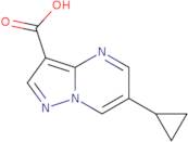 6-cyclopropylpyrazolo[1,5-a]pyrimidine-3-carboxylic acid