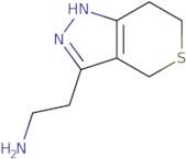 2-(2,4,6,7-Tetrahydrothiopyrano[4,3-c]pyrazol-3-yl)ethan-1-amine