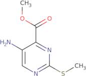 Methyl 5-amino-2-(methylthio)pyrimidine-4-carboxylate