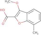 3-Methoxy-7-methylbenzofuran-2-carboxylic acid