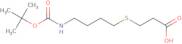 3-[(4-{[(tert-Butoxy)carbonyl]amino}butyl)sulfanyl]propanoic acid