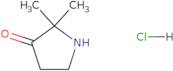 2,2-Dimethylpyrrolidin-3-one hydrochloride