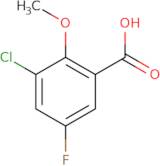 3-Chloro-5-fluoro-2-methoxybenzoic acid