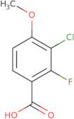 3-Chloro-2-fluoro-4-methoxybenzoic acid