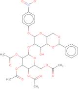 4-Nitrophenyl 2-O-(2,3,4,6-tri-O-acetyl-a-D-mannopyranosyl)-4,6-O-benzylidene-a-D-mannopyranoside