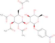 4-Nitrophenyl 2-O-(2,3,4,6-tetra-O-acetyl-b-D-glucopyranosyl)-b-D-glucopyranoside