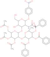4-Nitrophenyl 2-acetamido-3-O-[2-O-(2,3,4-tri-O-benzoyl-a-L-fucopyranosyl)-3,4,6-tri-O-acetyl-2-deoxy-D-galactopyranosyl]-b-D-glucop yranoside