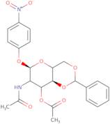 4-Nitrophenyl 2-acetamido-3-O-acetyl-4,6-O-benzylidene-2-deoxy-a-D-glucopyranoside