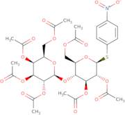 4-Nitrophenyl 4-O-(2,3,4,6-tetra-O-acetyl-b-D-galactopyranosyl)-2,3,6-tri-O-acetyl-b-D-thiogluco...