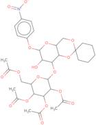 4-Nitrophenyl 3-O-(2,3,4,6-tetra-O-acetyl-a-D-mannopyranosyl)-4,6-O-cyclohexylidene-b-D-mannopyran…