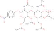 4-Nitrophenyl 2-acetamido-3-O-(2-acetamido-3,4,6-tri-O-acetyl-b-D-glucopyranosyl)-4,6-di-O-acetyl-…