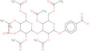 4-Nitrophenyl 2,4,6-tri-O-acetyl-3-O (2,3,4,6-tetra-O-acetyl-b-D-glucopyranosyl)-a-D-glucopyranosi…