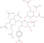 4-Nitrophenyl 2,3-di-O-(2,3,4,6-tetra-O-acetyl-b-D-glucopyranosyl)-b-D-glucopyranoside