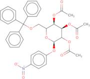 4-Nitrophenyl 2,3,4-tri-O-acetyl-6-O-trityl-a-D-glucopyranoside