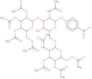 4-Nitrophenyl 2-acetamido-6-O-(2-acetamido-3,4,6-tri-O-acetyl-2-deoxy-b-D-glucopyranosyl)-3-O-(2,3…