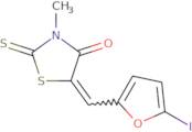 (5Z)-5-[(5-Iodofuran-2-yl)methylidene]-3-methyl-2-sulfanylidene-1,3-thiazolidin-4-one