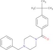4-(tert-butyl)phenyl 4-benzylpiperazinyl ketone
