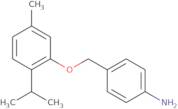 4-[5-Methyl-2-(propan-2-yl)phenoxymethyl]aniline