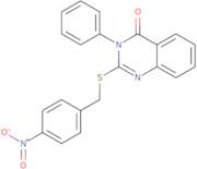 2-[(4-Nitrobenzyl)sulfanyl]-3-phenyl-4(3H)-quinazolinone