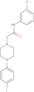 N-(3-chlorophenyl)-2-(4-(4-fluorophenyl)piperazinyl)ethanamide