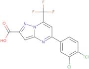 5-(3,4-Dichlorophenyl)-7-(trifluoromethyl)pyrazolo[1,5-a]pyrimidine-2-carboxylic acid