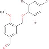 4-Methoxy-3-[(2,4,6-tribromophenoxy)methyl]benzaldehyde