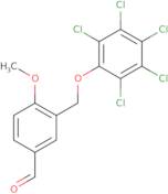 4-Methoxy-3-(pentachlorophenoxymethyl)benzaldehyde