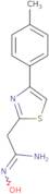 N'-Hydroxy-2-[4-(4-methylphenyl)-1,3-thiazol-2-yl]ethanimidamide