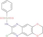 N-{8-Chloro-2H,3H-[1,4]dioxino[2,3-G]quinoxalin-7-yl}benzenesulfonamide