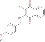 2-Chloro-3-[(4-methoxybenzyl)amino]naphthoquinone