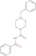 phenyl-N-((4-benzylpiperazinyl)thioxomethyl)formamide