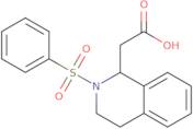 2-[2-(Benzenesulfonyl)-1,2,3,4-tetrahydroisoquinolin-1-yl]acetic acid