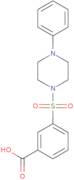 3-[(4-Phenylpiperazin-1-yl)sulfonyl]benzoic acid