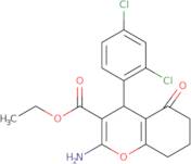 Ethyl 2-amino-4-(2,4-dichlorophenyl)-5-oxo-5,6,7,8-tetrahydro-4H-chromene-3-carboxylate