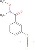 N-Methoxy-N-methyl-3-[(trifluoromethyl)sulphanyl]benzamide