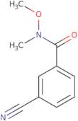 3-Cyano-N-methoxy-N-methyl-benzamide