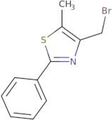 4-Bromomethyl-5-methyl-2-phenylthiazole