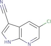 5-Chloro-1H-pyrrolo[2,3-b]pyridine-3-carbonitrile
